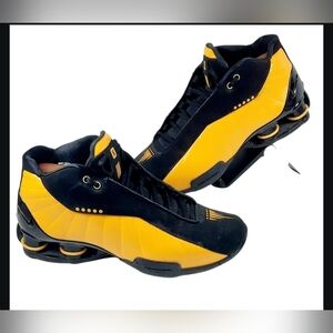 2019 Nike Shox BB4 Black/ University Gold AT7843-002 Training Shoes Size 7.5